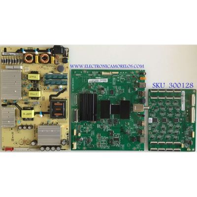 KIT DE TARJETAS PARA TV TCLÏROKU TV QLED 4K SMART TV / MAIN 08-CS55TML-LC335AA / 40-MST10M-MAH4HG / FUENTE 08-P241W0L-PW200AB / 40-P241WL-PWD1CG / LED DRIVER 08-E97193L-DR200AB / 40-E97000-DRA4LG / PANEL LVU550NDBL / MODELO 55R613 / 55R615